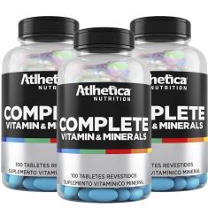 Imagem de Kit 3 Complete Multi-Vit - 100 Tabletes - Atlhetica Nutrition