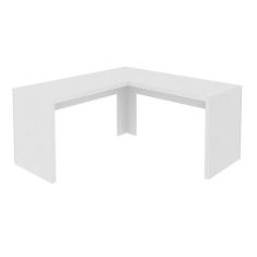 Imagem de Mesa Escrivaninha De Canto 157,3X74,5X157,3 Cm Branco - Tecnomobili