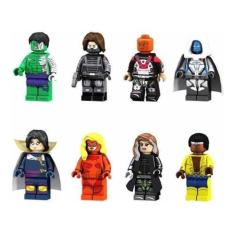 Imagem de Boneco Blocos De Montar Hulk Vampira Invernal Luke Cage - Mega Block T