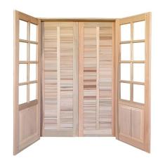 Imagem de Porta Balc o De Abrir / Abrir Meia Almofada Madeira Padr o Ce