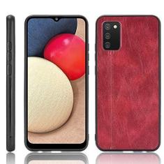 Imagem de Capa adequada para Samsung Galaxy A02S, capa de celular estilo couro, proteção robusta 360° protege seu telefone capa de cor retrô para Samsung Galaxy A02S