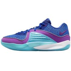 Imagem de NIKE Tênis de basquete masculino, Azul royal/prata metálico/azul-royal/roxo vívido, 41