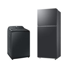 Imagem de Lavadora Smart Digital Inverter WA23B Black 23kg 220V + Geladeira Samsung TMF RT38DG6120B1FZ SmartThings 391L Black Inox Look Bivolt