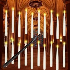 Imagem de Velas flutuantes Boribim 20PCS com controle remoto de varinha