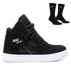 Imagem de Tenis Musculação Feminina Skull Boot Training Brasil + Meia Treino, Pr