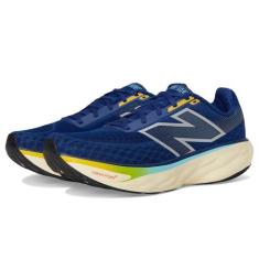 Imagem de New Balance Fresh Foam X 1080 V14 masculino, Inkwell/prata metálico/gengibre limão, 39
