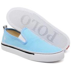 Imagem de Tenis Feminino Slip On Iate Casual Polo Sem Cadarço - Tornile, Azul bb