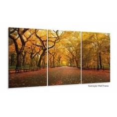 Imagem de Quadros Decorativos Outono 120x60 3 peças em Tecido