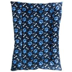 Imagem de Cama Para Cachorro Colchonete Com Borda Jn Pet Azul 01