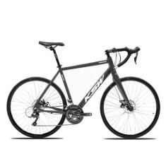 Imagem de Bicicleta Speed Road Aro 700 KSW Com Shimano Claris 2x8 16v, Grafite, 