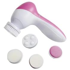 Imagem de Massageador escova facial esfoliador eletrica limpeza de pele esponja 