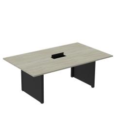 Imagem de Mesa de Reunião 2000x1200 Mrcpb2012pp Nogueira casblanca/Preto