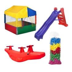 Imagem de Playground Completo: Piscina 1x1, Escorregador Grande, Crocodilo e Bol