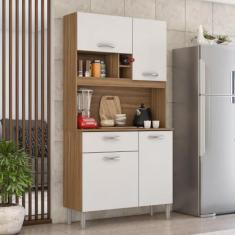 Imagem de Cozinha Completa 4 Portas Marie Amendola Branco - Casah