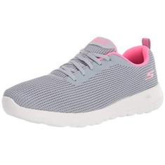 Imagem de Skechers Go Walk Joy Upturn Tênis feminino, médio, Cinza/rosa, 38