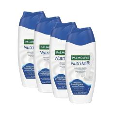 Imagem de Kit com 4 Sabonete Líquido Palmolive Nutri-Milk Hidratante 250ml cada