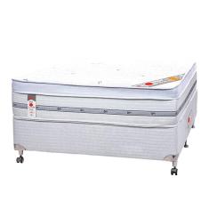 Imagem de Cama Box + Colchão Castor Casal Niponpedic One Face Pocket 138x188x60cm