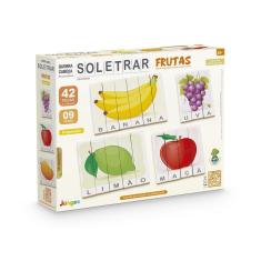 Imagem de Quebra Cabeça Soletrar Frutas 828 Junges