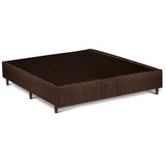 Imagem de Cama Box Base Casal Universal Rustico Brown 138X188x25 Polar