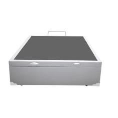 Imagem de Base Box Baú Casal Sintético Branco - 39X138x188:Branco - Lordcolchoes