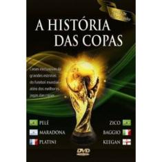 Imagem de DVD A História das Copas - Pele Maradona Platini Zico Baggio