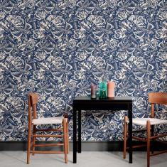 Imagem de Papel de Parede Adesivo Tatuagens N012142 Rolo 0,58X3,00M