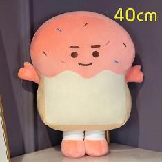 Imagem de 40cm Lindo Pão Torrado Pelúcia Brinquedos Kawaii Pão De Chocolate Pi