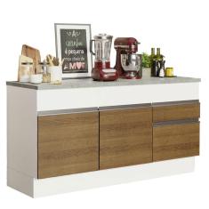 Imagem de Balcão de Pia Glamy com 2 Portas e 2 Gavetas Madesa