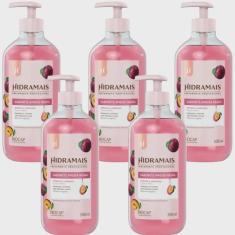 Imagem de Kit 5 Sabonete Gel Ameixa Negra Intensa E Vibrante 500 Ml Hidramais