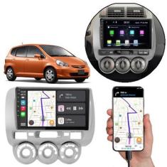 Imagem de Kit Multimidia Fit 2004-2009 9 Pol Android-Auto Mp5 BT - E-Connect Pla