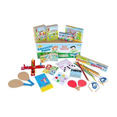 Imagem de Jogo Educativo Kit Educação Física Carlu 20 Itens Maleta Com Rodinhas