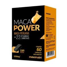 Imagem de Maca Power 1200Mg Vitaminas E Minerais 60 Capsulas Maxinutri