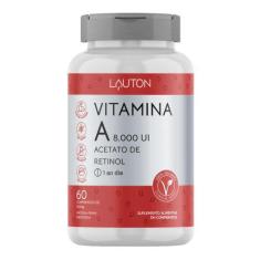 Imagem de Vitamina A 8.000 Ui Acetato De Retinol 60 Caps - Lauton