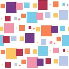 Imagem de Papel de Parede Quadrados Coloridos