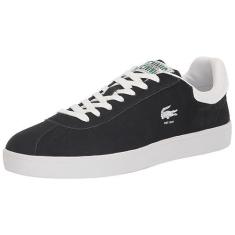 Imagem de Lacoste Tênis masculino 46sma0065, Preto/branco, 9.5