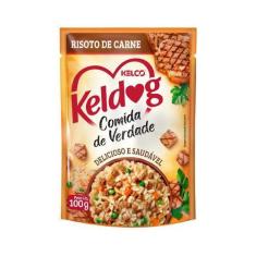 Imagem de Ração Úmida Keldog Sachê Para Cães Sabor Risoto De Carne 100G