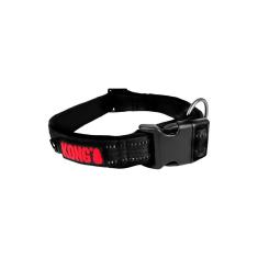 Imagem de Coleira Kong Nylon Colar Preta Extra Grande P/ Cachorro