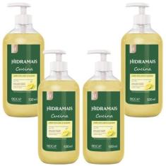Imagem de Kit 4 Sabonete Gel Cucina Antiodores 500 Ml Hidramais