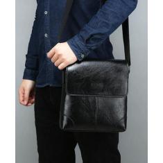 Imagem de Bolsa carteiro masculina business P.U Ecológico - YIDA