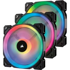 Imagem de Fan para Gabinete LL Series 120MM RGB CO-9050072-WW (PACK com 3 Unidades)