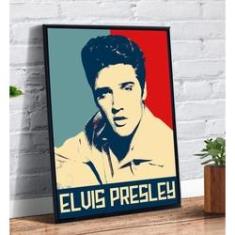 Imagem de Quadro decorativo Poster Elvis Presley Cantor Ignite Colour