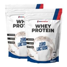 Imagem de 2X Whey Protein Concentrado Zero Lactose 900G New Nutrition