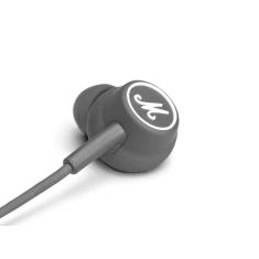 Imagem de Fones de ouvido Marshall Mode In-Ear com microfone, preto e branco