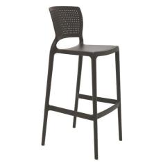 Imagem de Banqueta Safira Alta Bar Marrom Tramontina 92138/109