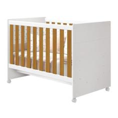 Imagem de Berço Mini Cama Katatau Flex Branco/Savana - Reller Móveis, Branco/Sav