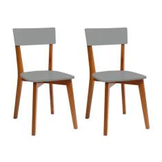 Imagem de Conjunto com 2 Cadeiras Tóquio Mel e 