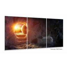 Imagem de Quadro Decorativo Túmulo De Jesus Vazio 120x60 Quarto Sala