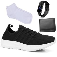 Imagem de Kit Tênis Esportivo Academia Corrida Caminhada Ultra Leve Confortável