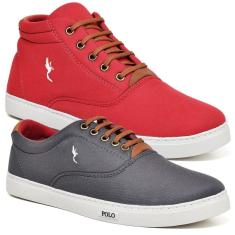 Imagem de Kit 2 Tênis Casual Masculino Confortável Macio Dia a Dia-Masculino