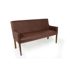 Imagem de namoradeira lily revestimento sintético marrom